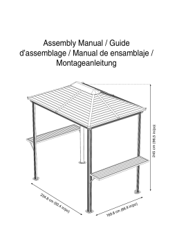 Dancover BBQ shelter Ventura Manuel utilisateur