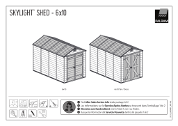 Dancover Polycarbonate Garden shed Manuel utilisateur