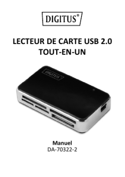 Digitus DA-70322-2 Card-Reader All-in-one, USB 2.0 Guide de démarrage rapide