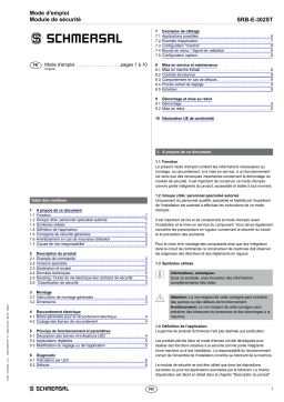 schmersal SRB-E-302ST Mode d'emploi