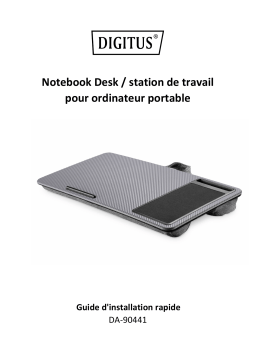 Digitus DA-90441 Notebook Desk / Workstation Guide de démarrage rapide