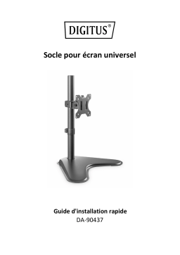 Digitus DA-90437 Universal Monitor Mount Guide de démarrage rapide