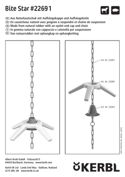 Kerbl 22690 Toy made from natural rubber BiteStar Manuel utilisateur