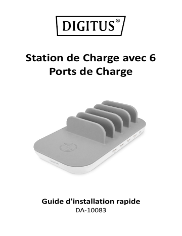 Digitus DA-10083 Charging station Guide de démarrage rapide | Fixfr