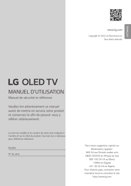 LG OLED65A26LA Manuel utilisateur