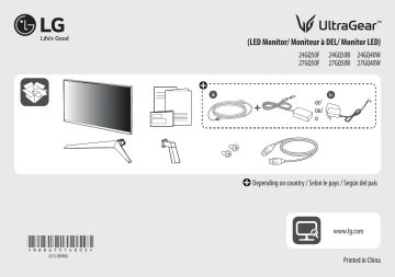 27GQ50F-B | LG 24GQ50F-B Manuel utilisateur | Fixfr