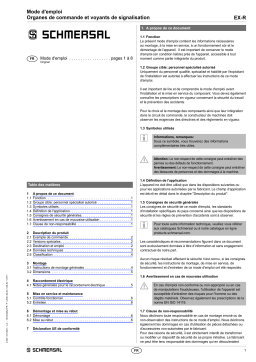 schmersal EX-RSS32S123 EX-Selector switch Mode d'emploi