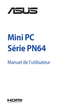 Asus ExpertCenter PN64 Mini PC Manuel utilisateur