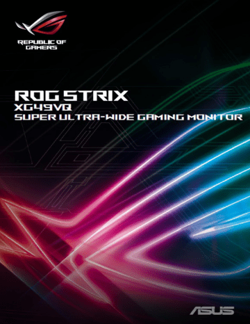 Asus ROG Strix XG49VQ Aura Sync accessory Mode d'emploi | Fixfr