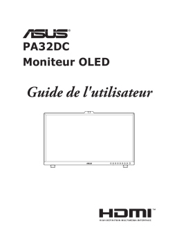 Asus ProArt Display OLED PA32DC Monitor Mode d'emploi