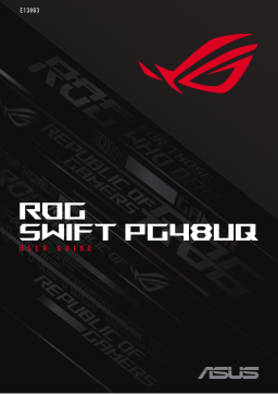 Asus ROG Swift OLED PG48UQ Aura Sync accessory Mode d'emploi