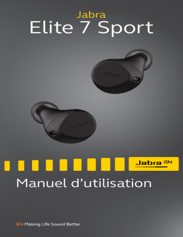 Elite 7 Sport - Black | Jabra Elite 7 Sport Manuel utilisateur | Fixfr