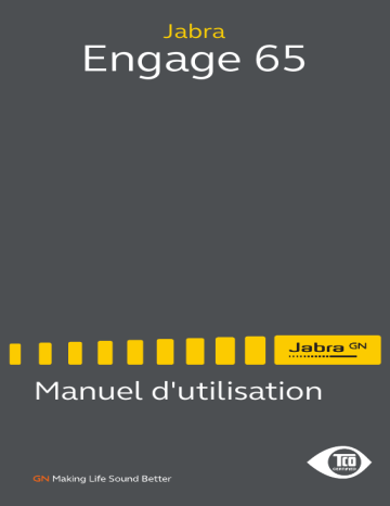 Engage 65 Stereo / Mono | Engage 65 Mono | Engage 65 Convertible | Jabra Engage 65 Stereo Manuel utilisateur | Fixfr