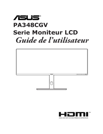 Asus ProArt Display PA348CGV Monitor Mode d'emploi | Fixfr
