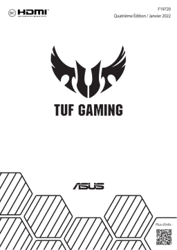 Asus TUF Gaming F15 Laptop Manuel utilisateur