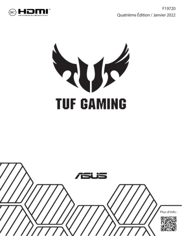 Asus TUF Gaming F15 Laptop Manuel utilisateur | Fixfr