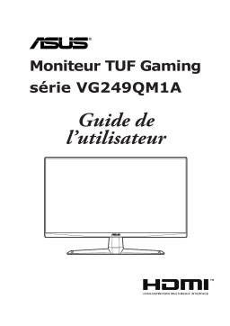 Asus TUF Gaming VG249QM1A Monitor Mode d'emploi