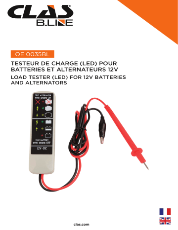 CLAS OE 0035BL LOAD TESTER Manuel du propriétaire | Fixfr