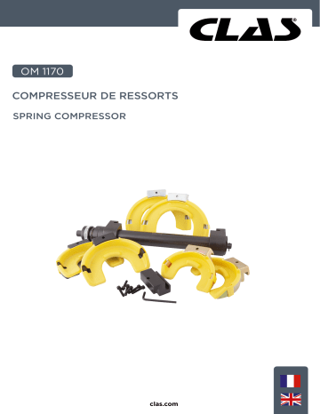 CLAS OM 1170 SPRING COMPRESSOR Manuel du propriétaire | Fixfr