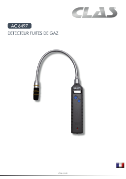 CLAS AC 6497 GAS LEAK DETECTOR Manuel du propriétaire