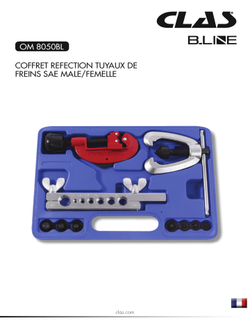 CLAS OM 8050BL REPAIR TOOL SAE MALE/FEMALE SET Manuel du propriétaire | Fixfr