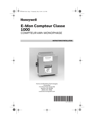 Class 1000 | E-Mon E10 Guide d'installation | Fixfr