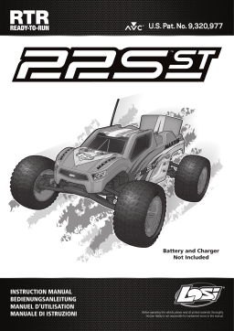 Losi LOS03017T2 1/10 22S ST 2WD Brushless RTR Manuel utilisateur