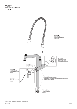 Brizo 81376-NK Essential™ Shower Series 10 7/16" Classic Slide Bar Shower Arm And Flange Manuel utilisateur