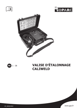 GYS CALIWELD CALIBRATION CASE WPS/WPQR Manuel du propriétaire