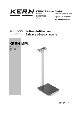 KERN MPL 200K-1P Mode d'emploi