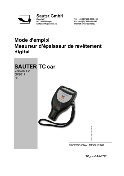 KERN TC 1250-0.1FN-CAR Mode d'emploi