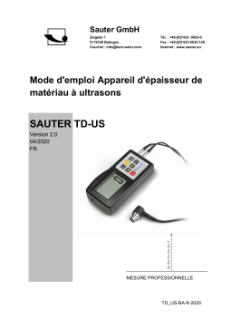 KERN TD 225-0.1US Mode d'emploi