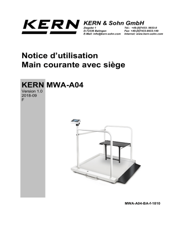 KERN TMWA-A04-A Mode d'emploi | Fixfr