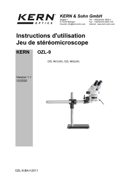 KERN OZL 963 Mode d'emploi