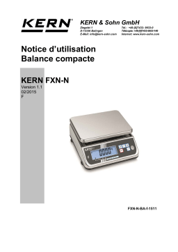 KERN FXN 30K-2 Mode d'emploi