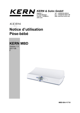 KERN MBD 20K-2S05 Mode d'emploi