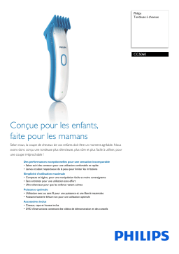 Philips CC5060/18 Tondeuse à cheveux Manuel utilisateur