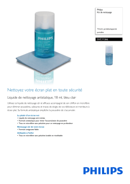 Philips SVC1126L/10 Kit de nettoyage Manuel utilisateur