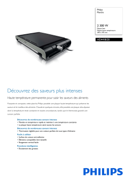 Philips HD4418/20 Plancha Manuel utilisateur