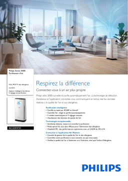 Philips AC3259/10 Series 3000i Purificateur d'air Manuel utilisateur