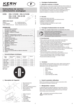 KERN ORA 32BA Mode d'emploi