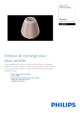 Philips SC6890/01 VisaCare Embout de rechange Manuel utilisateur