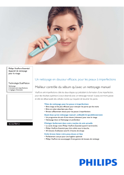 Philips SC5278/13 VisaPure Essential Appareil de nettoyage pour le visage Manuel utilisateur