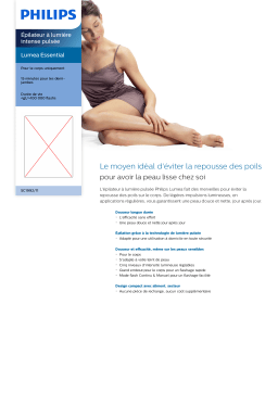 Philips SC1992/11 Lumea Essential Épilateur à lumière intense pulsée Manuel utilisateur