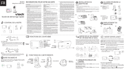 VTech Babyphone Vidéo Clear Guide de démarrage rapide