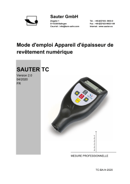 KERN TC 1250-0.1F Mode d'emploi