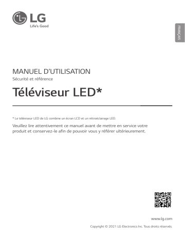 LG 65UP7800 TV LED UHD 4K 65 Pouces Manuel utilisateur | Fixfr