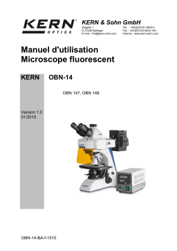KERN OBN 141 Mode d'emploi
