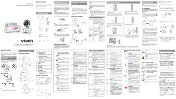 Babyphone Vidéo Vision XXL | VTech BM-4550 Manuel utilisateur | Fixfr