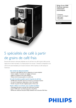 Philips EP5360/10R1 Series 5000 Machines espresso entièrement automatiques Manuel utilisateur